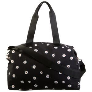 NWT Alice + Olivia by Stacey Bendet Daisy Canvas Duffle Bag